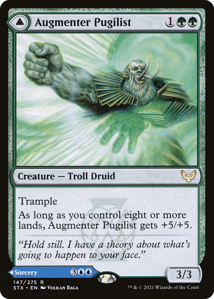 Augmenter Pugilist // Echoing Equation (STX-147) - Strixhaven: School of Mages Foil - Premium MTG Single from Wizards of the Coast - Just $0.08! Shop now at Game Crave Tournament Store