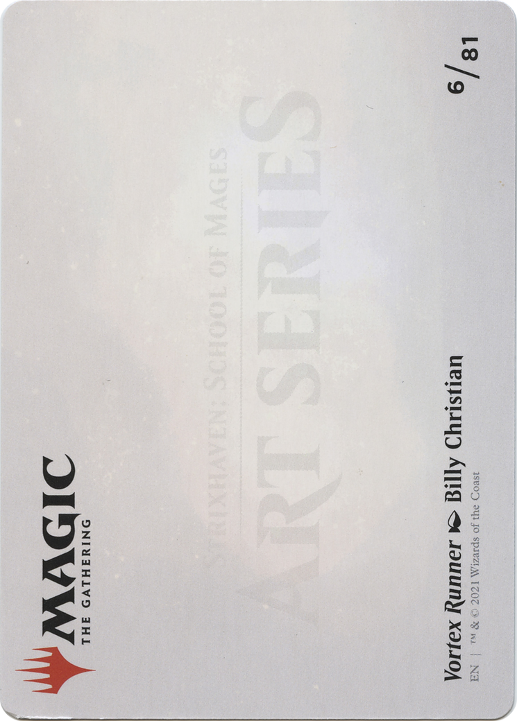 Vortex Runner // Vortex Runner (ASTX-006) - Strixhaven Art Series (Borderless) - Premium MTG Single from Wizards of the Coast - Just $0! Shop now at Game Crave Tournament Store