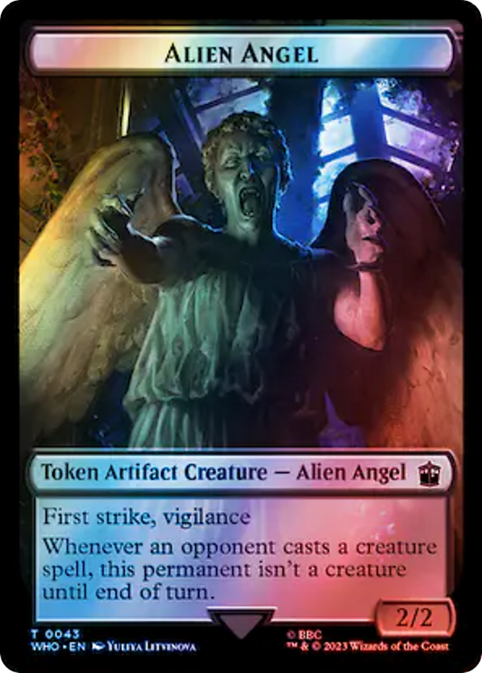 Alien Angel (TWHO-043) - Doctor Who Tokens Foil - Premium MTG Single from Wizards of the Coast - Just $0! Shop now at Game Crave Tournament Store