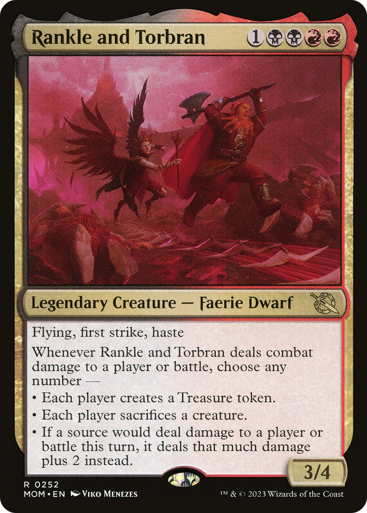 Rankle and Torbran (MOM-252) - March of the Machine - Premium MTG Single from Wizards of the Coast - Just $0.08! Shop now at Game Crave Tournament Store