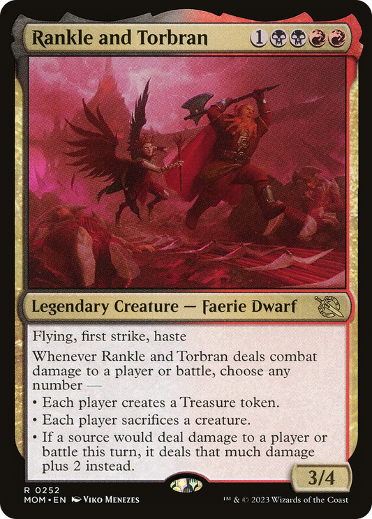 Rankle and Torbran (MOM-252) - March of the Machine - Premium MTG Single from Wizards of the Coast - Just $0.08! Shop now at Game Crave Tournament Store