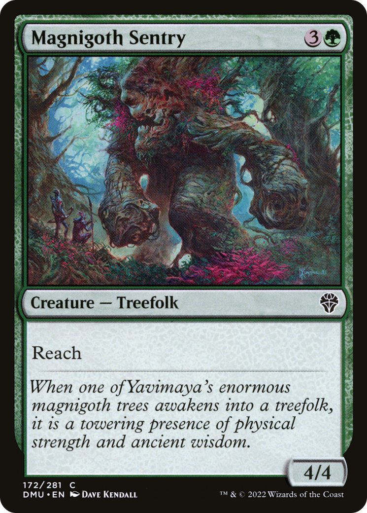 Magnigoth Sentry (DMU-172) - Dominaria United - Premium MTG Single from Wizards of the Coast - Just $0.08! Shop now at Game Crave Tournament Store