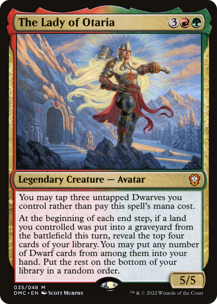 The Lady of Otaria (DMC-035) - Dominaria United Commander - Premium MTG Single from Wizards of the Coast - Just $0.08! Shop now at Game Crave Tournament Store