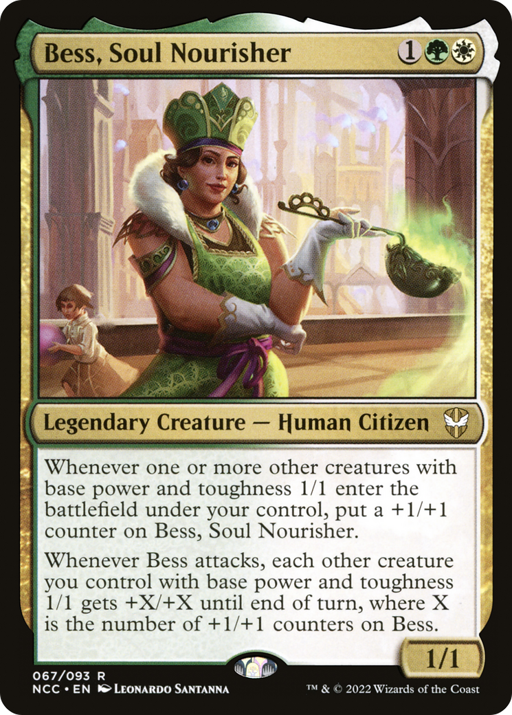 Bess, Soul Nourisher (NCC-067) - New Capenna Commander - Premium MTG Single from Wizards of the Coast - Just $0.25! Shop now at Game Crave Tournament Store