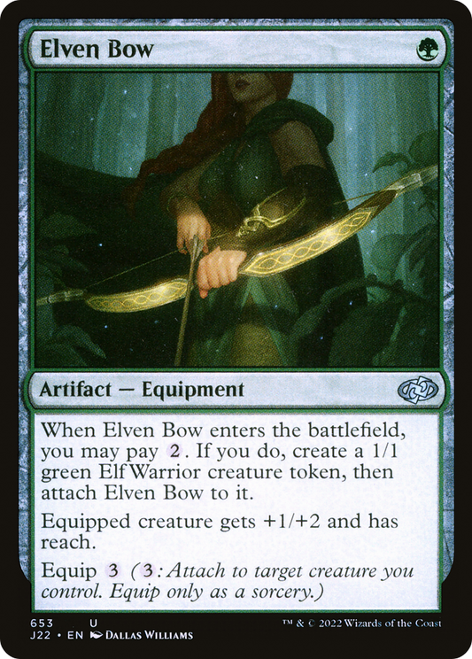 Elven Bow (J22-653) - Jumpstart 2022 - Premium MTG Single from Wizards of the Coast - Just $0.08! Shop now at Game Crave Tournament Store