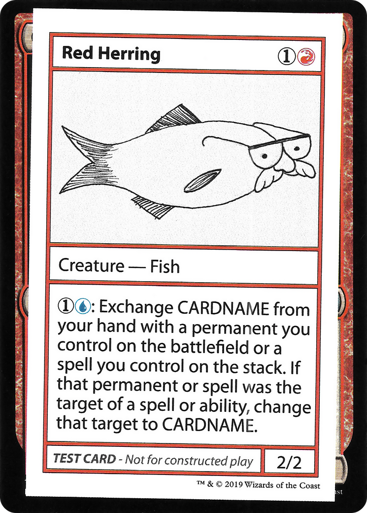 Red Herring (CMB2-062) - Mystery Booster Playtest Cards 2021 - Premium MTG Single from Wizards of the Coast - Just $0.08! Shop now at Game Crave Tournament Store