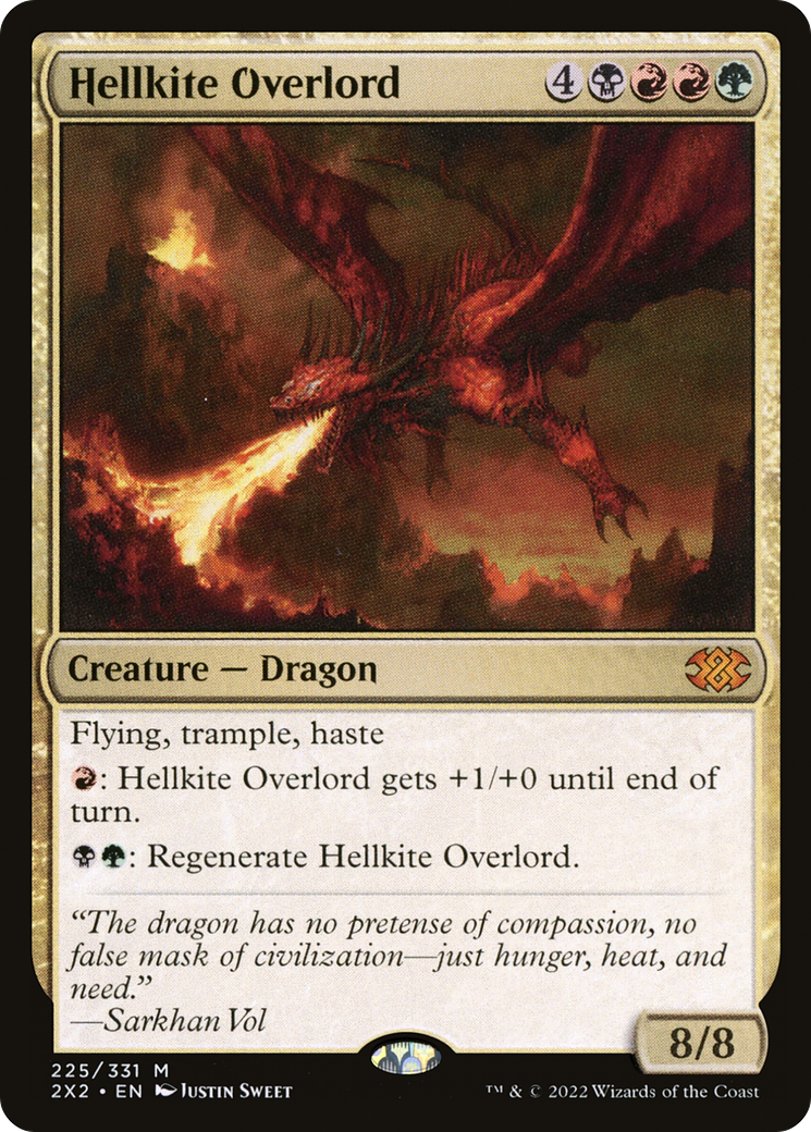 Hellkite Overlord (2X2-225) - Double Masters 2022 - Premium MTG Single from Wizards of the Coast - Just $0.40! Shop now at Game Crave Tournament Store