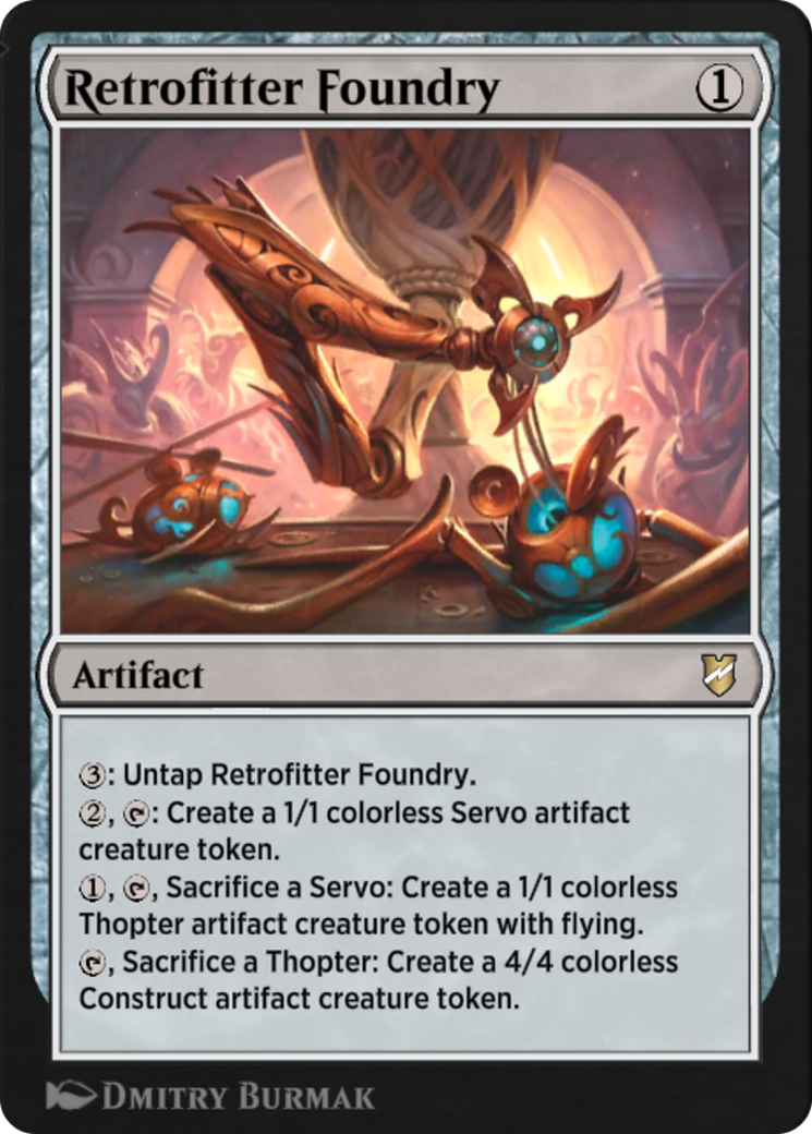 Retrofitter Foundry (HA6-010) - Historic Anthology 6 - Premium MTG Single from Wizards of the Coast - Just $0! Shop now at Game Crave Tournament Store