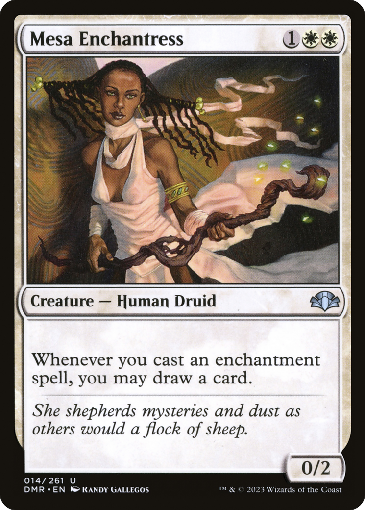 Mesa Enchantress (DMR-014) - Dominaria Remastered - Premium MTG Single from Wizards of the Coast - Just $0.21! Shop now at Game Crave Tournament Store