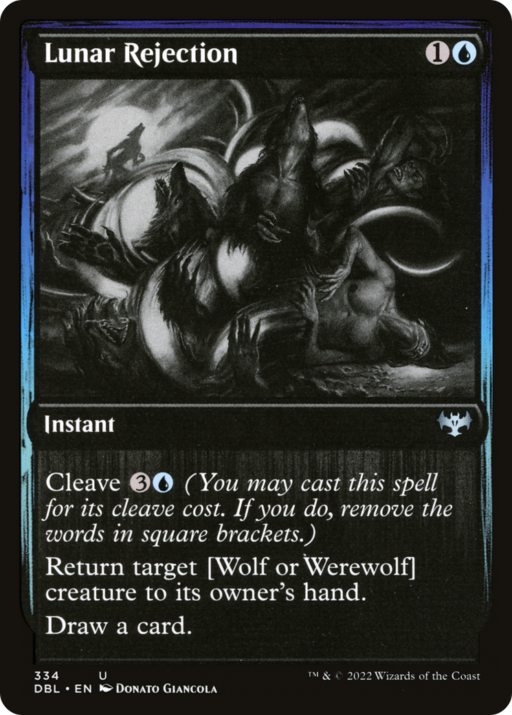 Lunar Rejection (DBL-334) - Innistrad: Double Feature - Premium MTG Single from Wizards of the Coast - Just $0.08! Shop now at Game Crave Tournament Store
