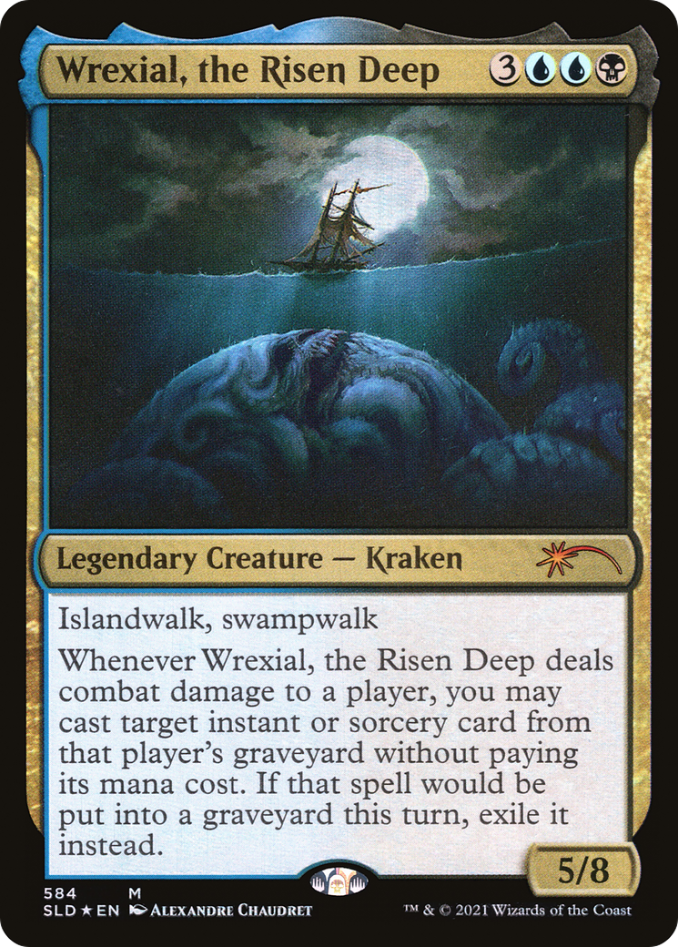 Wrexial, the Risen Deep (SLD-584) - Secret Lair Drop Foil - Premium MTG Single from Wizards of the Coast - Just $3.70! Shop now at Game Crave Tournament Store