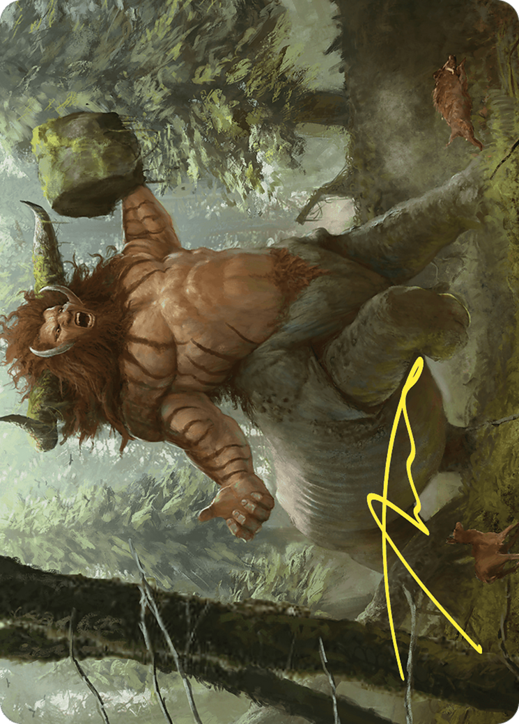 Stonehoof Chieftain // Stonehoof Chieftain (ACMM-026) - Commander Masters Art Series (Borderless) - Premium MTG Single from Wizards of the Coast - Just $0! Shop now at Game Crave Tournament Store