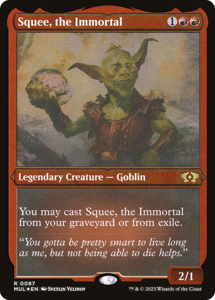 Squee, the Immortal (MUL-087) - Multiverse Legends Etched Foil - Premium MTG Single from Wizards of the Coast - Just $0.53! Shop now at Game Crave Tournament Store