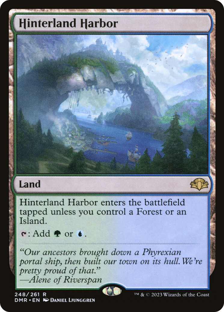 Hinterland Harbor (DMR-248) - Dominaria Remastered Foil - Premium MTG Single from Wizards of the Coast - Just $0.19! Shop now at Game Crave Tournament Store