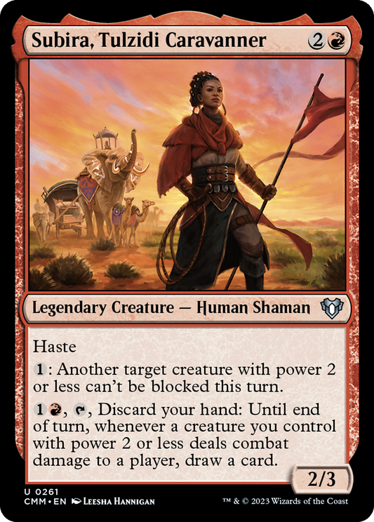 Subira, Tulzidi Caravanner (CMM-261) - Commander Masters - Premium MTG Single from Wizards of the Coast - Just $0.08! Shop now at Game Crave Tournament Store