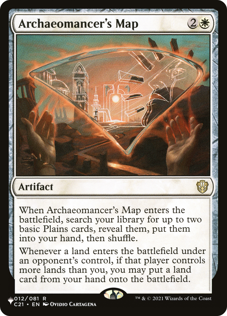Archaeomancer's Map (PLIST-890) - The List - Premium MTG Single from Wizards of the Coast - Just $2.09! Shop now at Game Crave Tournament Store