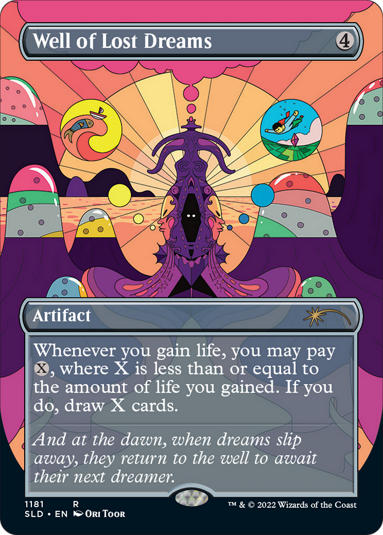 Well of Lost Dreams (SLD-1181) - Secret Lair Drop (Borderless) - Premium MTG Single from Wizards of the Coast - Just $1.42! Shop now at Game Crave Tournament Store