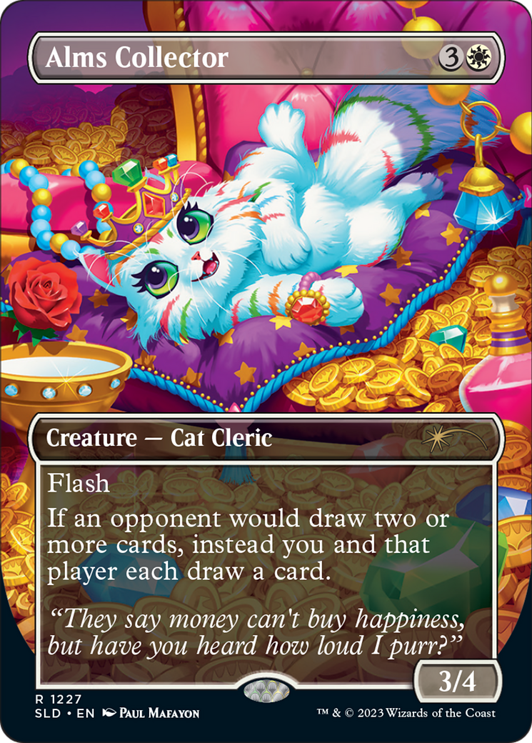 Alms Collector (SLD-1227) - Secret Lair Drop (Borderless) Foil - Premium MTG Single from Wizards of the Coast - Just $10.86! Shop now at Game Crave Tournament Store