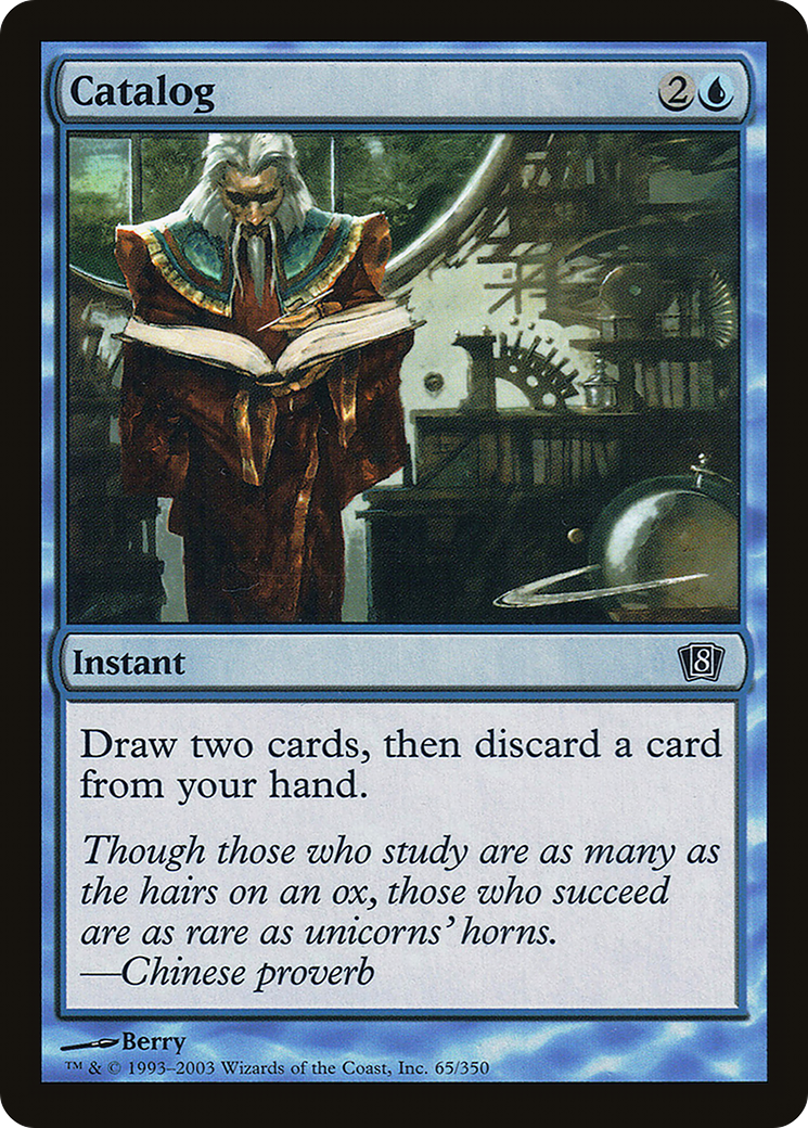 Catalog (8ED-65★) - Eighth Edition Foil - Premium MTG Single from Wizards of the Coast - Just $0.54! Shop now at Game Crave Tournament Store