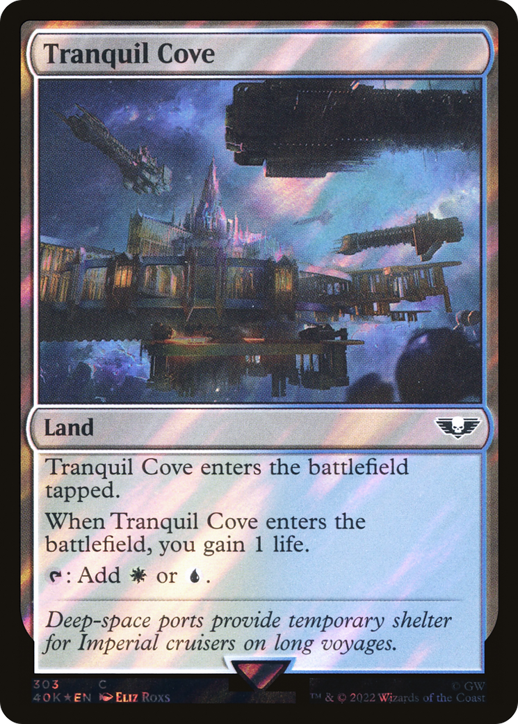 Tranquil Cove (40K-303★) - Warhammer 40,000 Commander Foil - Premium MTG Single from Wizards of the Coast - Just $0.26! Shop now at Game Crave Tournament Store