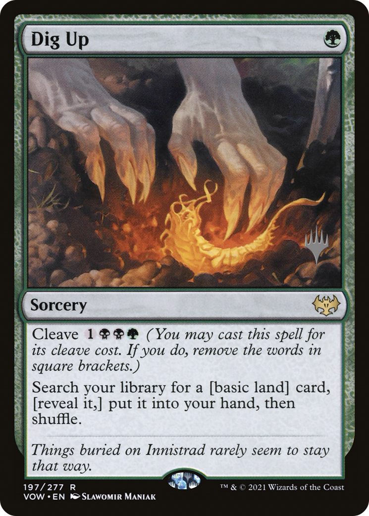 Dig Up (PVOW-197P) - Innistrad: Crimson Vow Promos Foil - Premium MTG Single from Wizards of the Coast - Just $0.10! Shop now at Game Crave Tournament Store