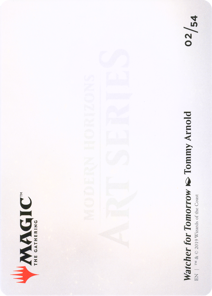 Watcher for Tomorrow // Watcher for Tomorrow (AMH1-002) - Modern Horizons Art Series (Borderless) - Premium MTG Single from Wizards of the Coast - Just $0! Shop now at Game Crave Tournament Store