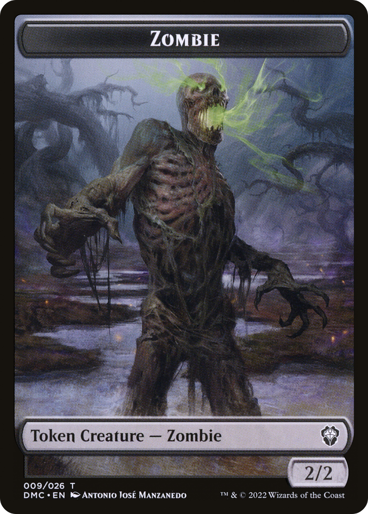 Zombie (TDMU-009) - Dominaria United Tokens - Premium MTG Single from Wizards of the Coast - Just $0.08! Shop now at Game Crave Tournament Store