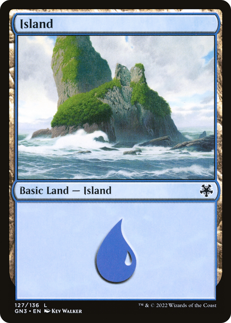 Island (GN3-127) - Game Night: Free-for-All - Premium MTG Single from Wizards of the Coast - Just $0.08! Shop now at Game Crave Tournament Store