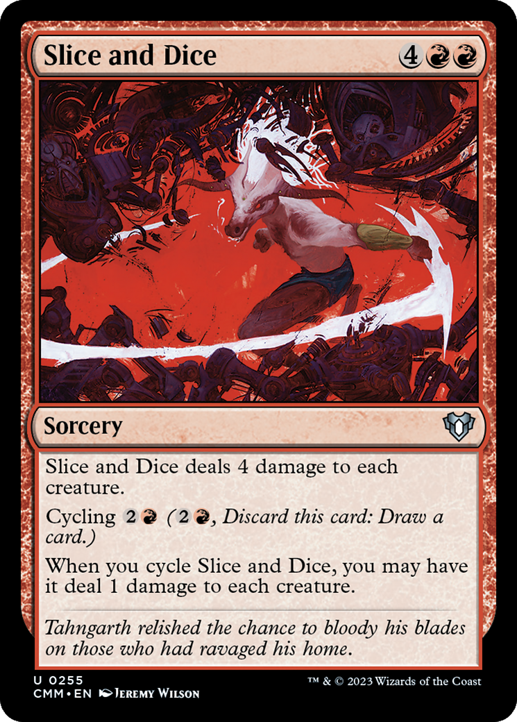 Slice and Dice (CMM-255) - Commander Masters - Premium MTG Single from Wizards of the Coast - Just $0.25! Shop now at Game Crave Tournament Store