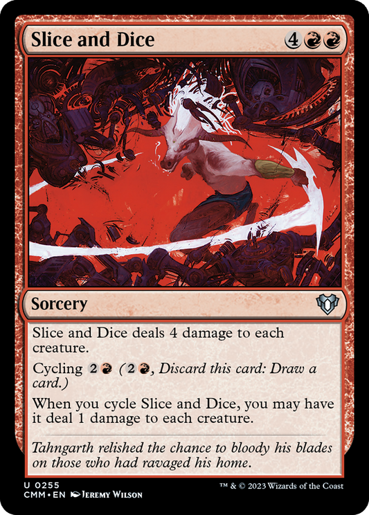 Slice and Dice (CMM-255) - Commander Masters - Premium MTG Single from Wizards of the Coast - Just $0.25! Shop now at Game Crave Tournament Store