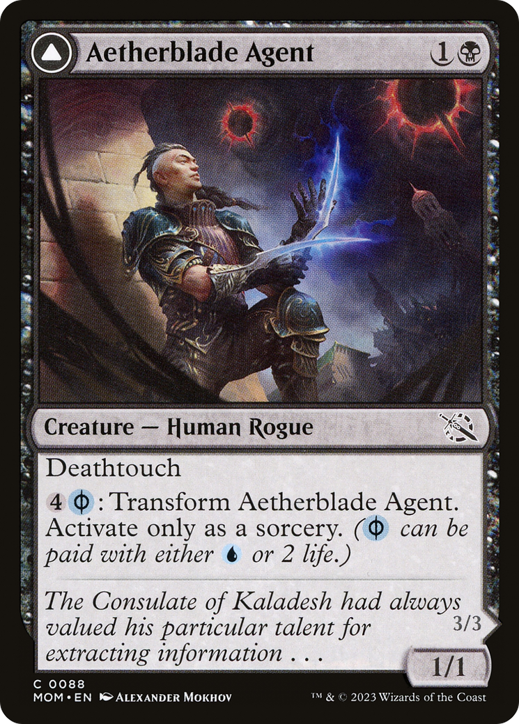 Aetherblade Agent // Gitaxian Mindstinger (MOM-088) - March of the Machine - Premium MTG Single from Wizards of the Coast - Just $0.08! Shop now at Game Crave Tournament Store