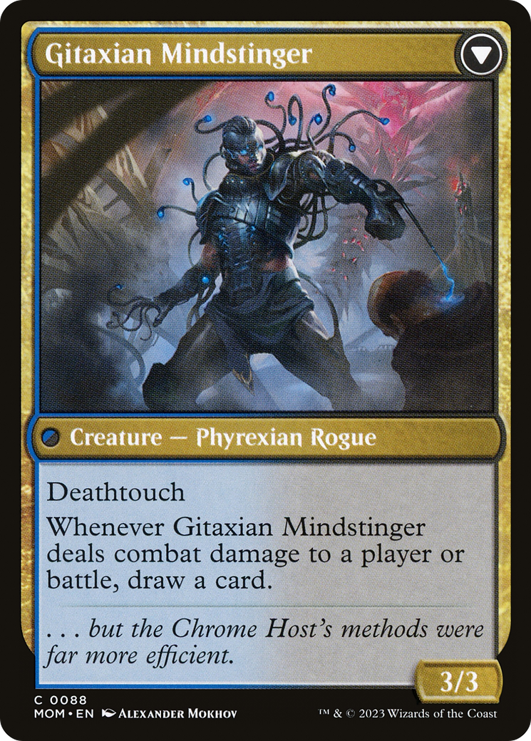 Aetherblade Agent // Gitaxian Mindstinger (MOM-088) - March of the Machine Foil - Premium MTG Single from Wizards of the Coast - Just $0.08! Shop now at Game Crave Tournament Store