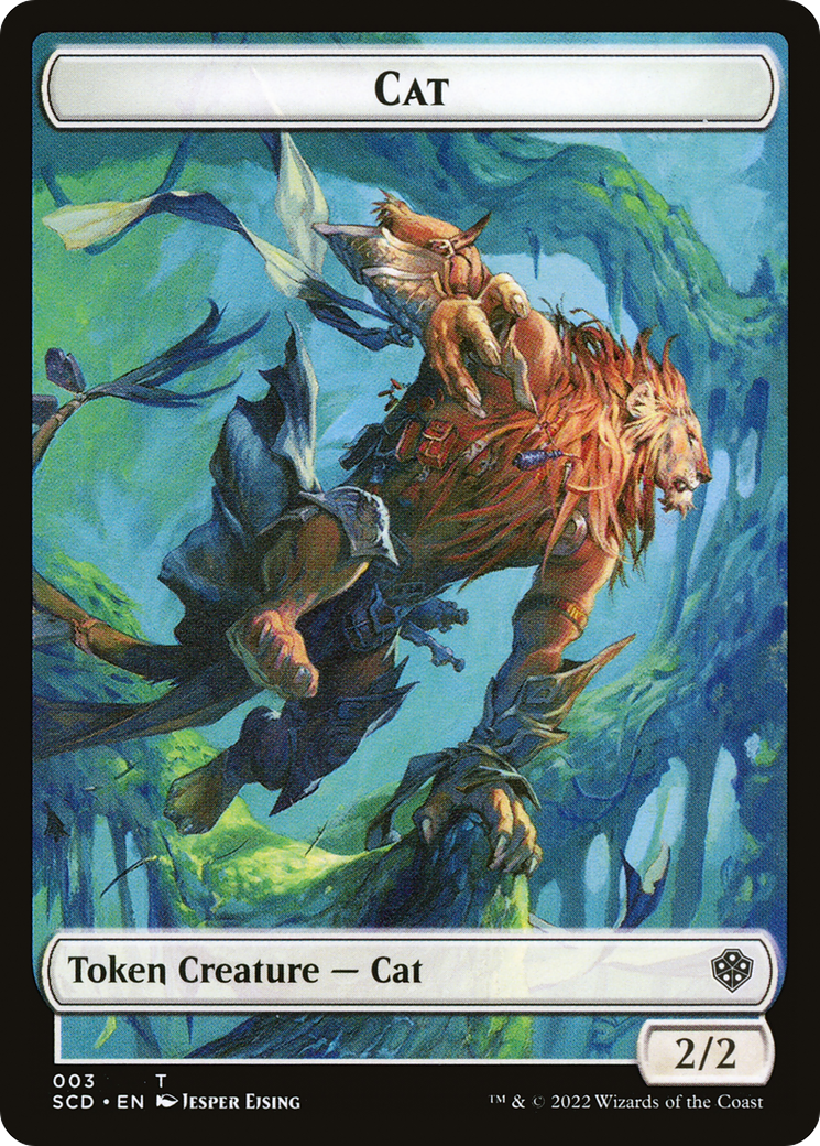 Cat (TSCD-003) - Starter Commander Deck Tokens - Premium MTG Single from Wizards of the Coast - Just $0! Shop now at Game Crave Tournament Store