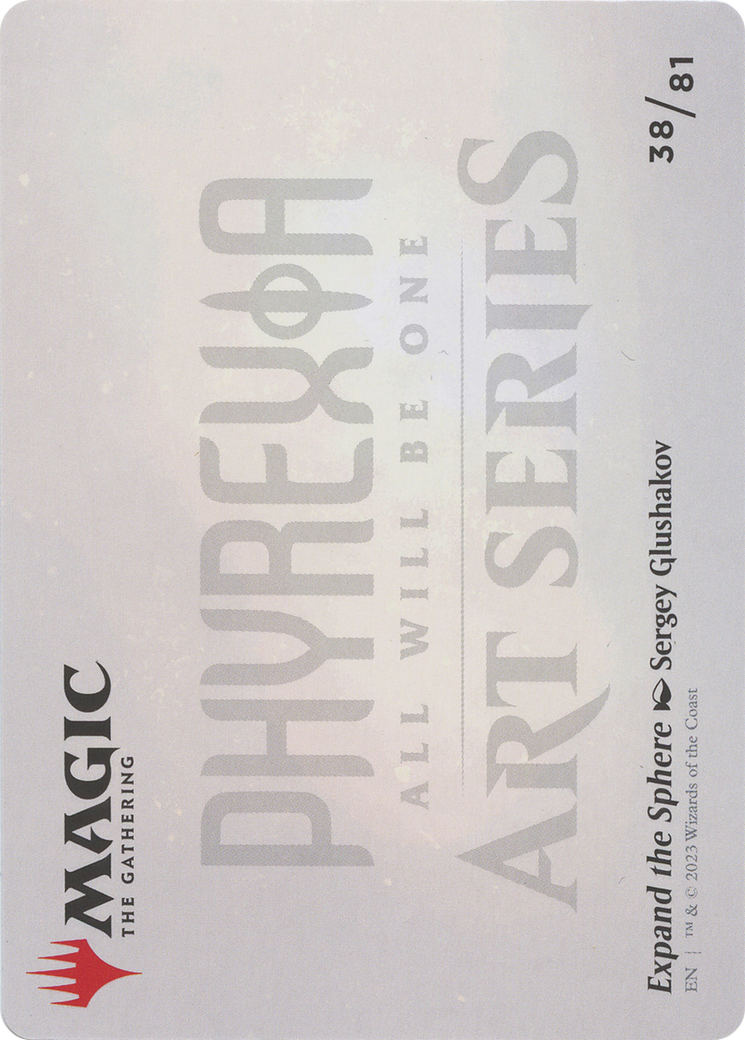 Expand the Sphere // Expand the Sphere (AONE-038) - Phyrexia: All Will Be One Art Series (Borderless) - Premium MTG Single from Wizards of the Coast - Just $0! Shop now at Game Crave Tournament Store