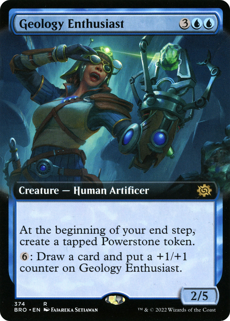 Geology Enthusiast (BRO-374) - The Brothers' War: (Extended Art) - Premium MTG Single from Wizards of the Coast - Just $0.25! Shop now at Game Crave Tournament Store