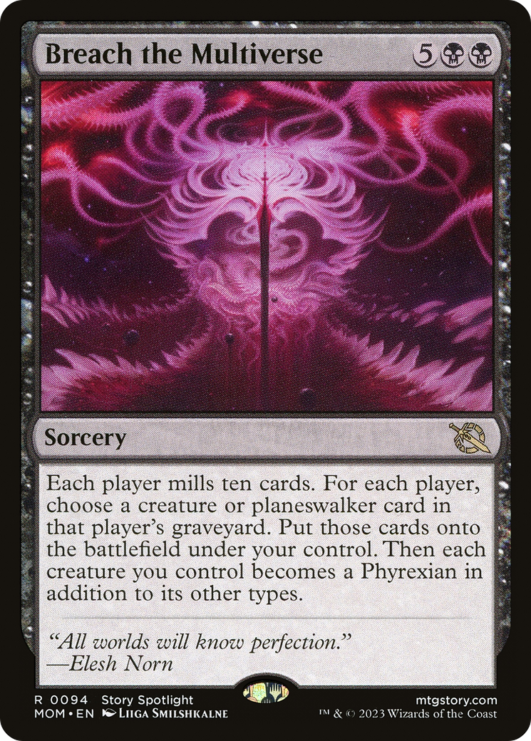 Breach the Multiverse (MOM-094) - March of the Machine - Premium MTG Single from Wizards of the Coast - Just $4.16! Shop now at Game Crave Tournament Store