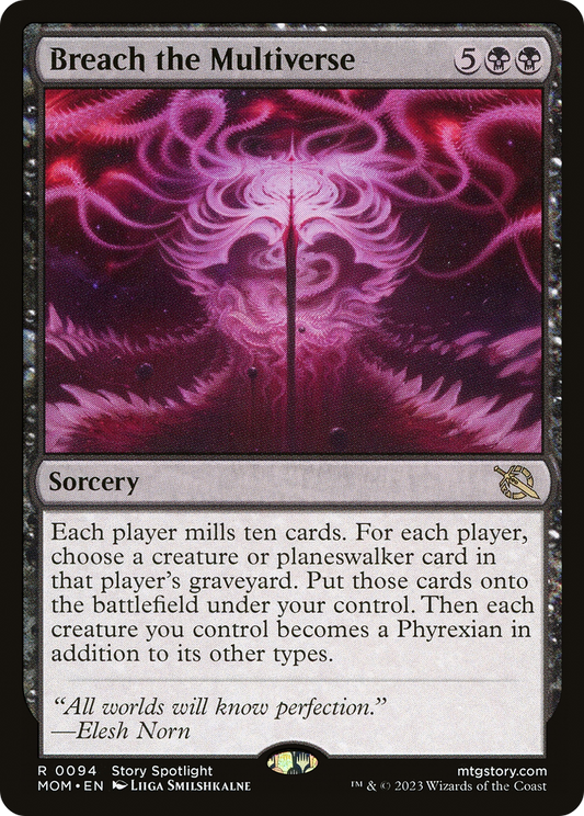 Breach the Multiverse (MOM-094) - March of the Machine - Premium MTG Single from Wizards of the Coast - Just $4.16! Shop now at Game Crave Tournament Store