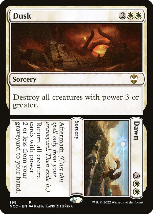 Dusk // Dawn (NCC-198) - New Capenna Commander - Premium MTG Single from Wizards of the Coast - Just $0.08! Shop now at Game Crave Tournament Store