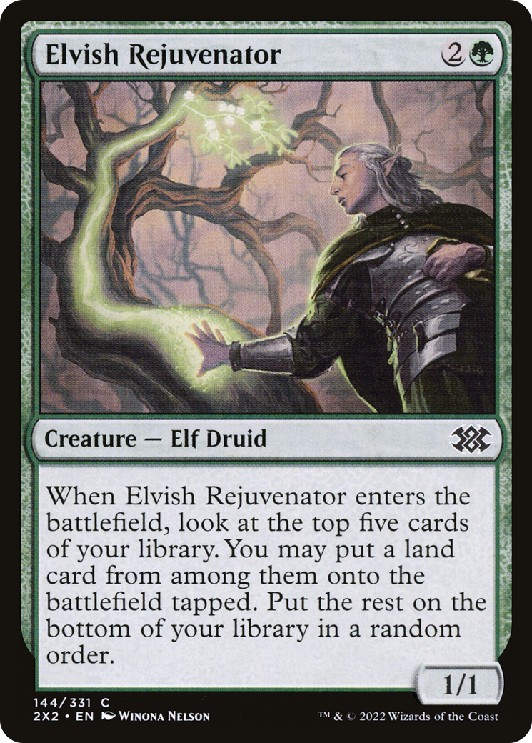 Elvish Rejuvenator (2X2-144) - Double Masters 2022 - Premium MTG Single from Wizards of the Coast - Just $0.25! Shop now at Game Crave Tournament Store