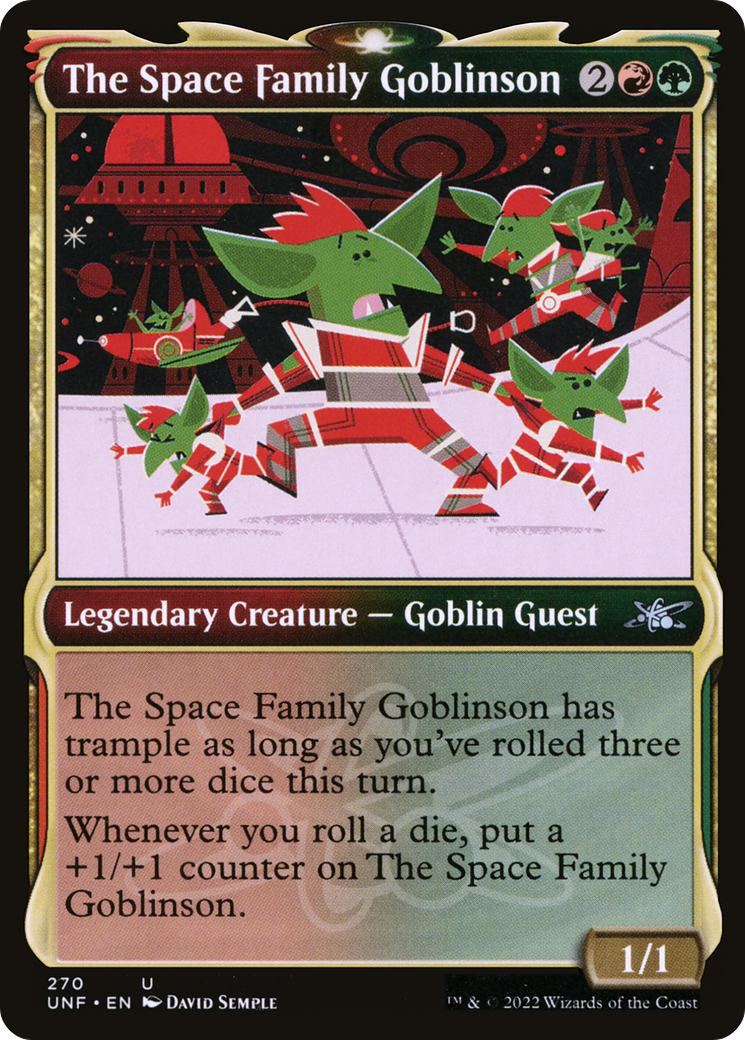 The Space Family Goblinson (UNF-270) - Unfinity: (Showcase) - Premium MTG Single from Wizards of the Coast - Just $0.08! Shop now at Game Crave Tournament Store