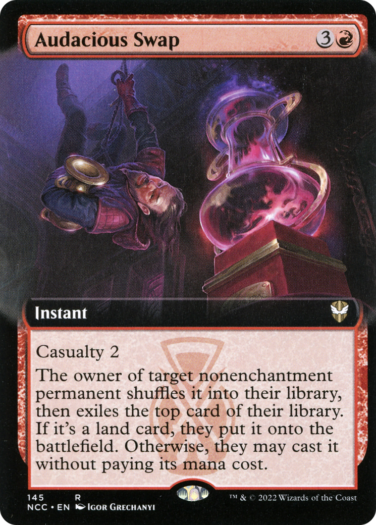 Audacious Swap (NCC-145) - New Capenna Commander: (Extended Art) - Premium MTG Single from Wizards of the Coast - Just $0.08! Shop now at Game Crave Tournament Store
