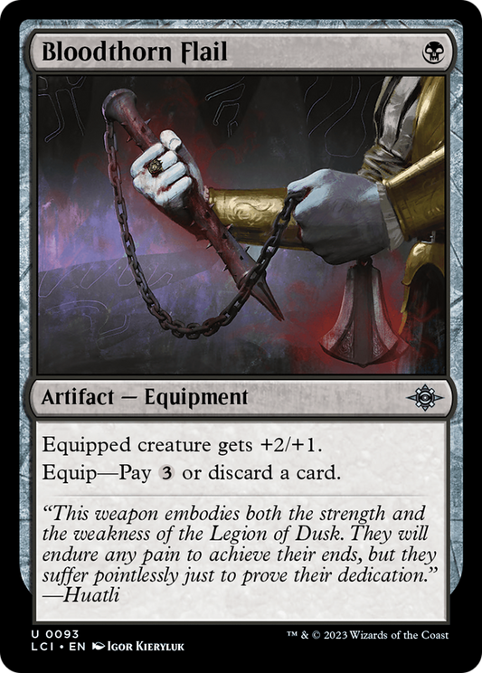 Bloodthorn Flail (LCI-093) - The Lost Caverns of Ixalan - Premium MTG Single from Wizards of the Coast - Just $0.18! Shop now at Game Crave Tournament Store