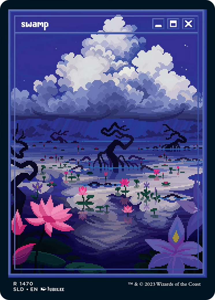 Swamp (SLD-1470) - Secret Lair Drop - Premium MTG Single from Wizards of the Coast - Just $7.05! Shop now at Game Crave Tournament Store