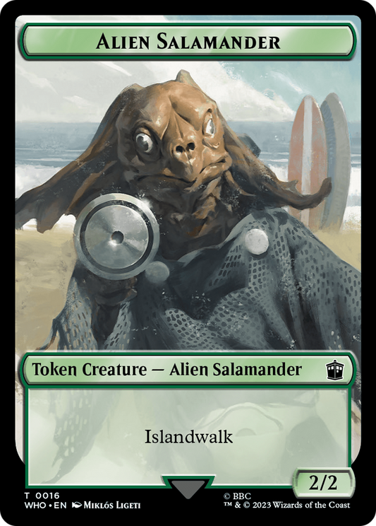 Alien Salamander (TWHO-016) - Doctor Who Tokens Foil - Premium MTG Single from Wizards of the Coast - Just $0! Shop now at Game Crave Tournament Store