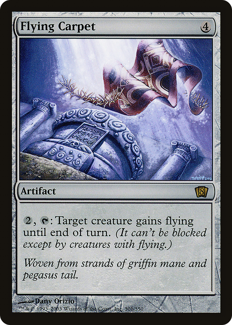 Flying Carpet (8ED-301★) - Eighth Edition Foil - Premium MTG Single from Wizards of the Coast - Just $0.21! Shop now at Game Crave Tournament Store