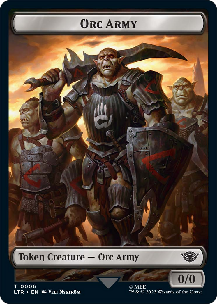Orc Army (TLTR-006) - Tales of Middle-earth Tokens - Premium MTG Single from Wizards of the Coast - Just $0! Shop now at Game Crave Tournament Store