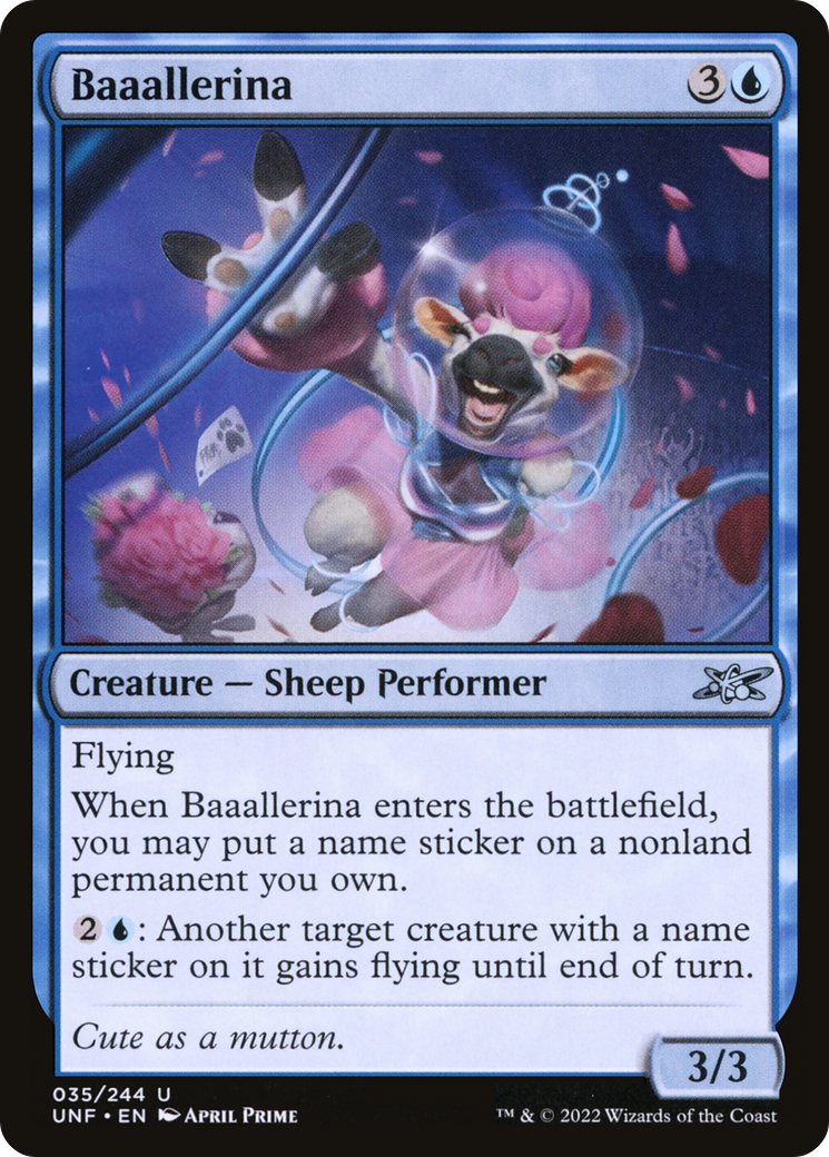 Baaallerina (UNF-035) - Unfinity - Premium MTG Single from Wizards of the Coast - Just $0.08! Shop now at Game Crave Tournament Store