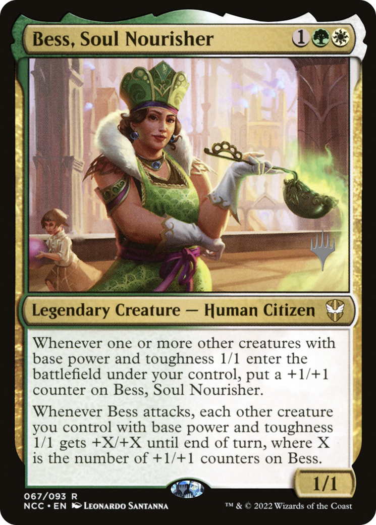 Bess, Soul Nourisher (PNCC-67P) - New Capenna Commander Promos Foil - Premium MTG Single from Wizards of the Coast - Just $1.77! Shop now at Game Crave Tournament Store