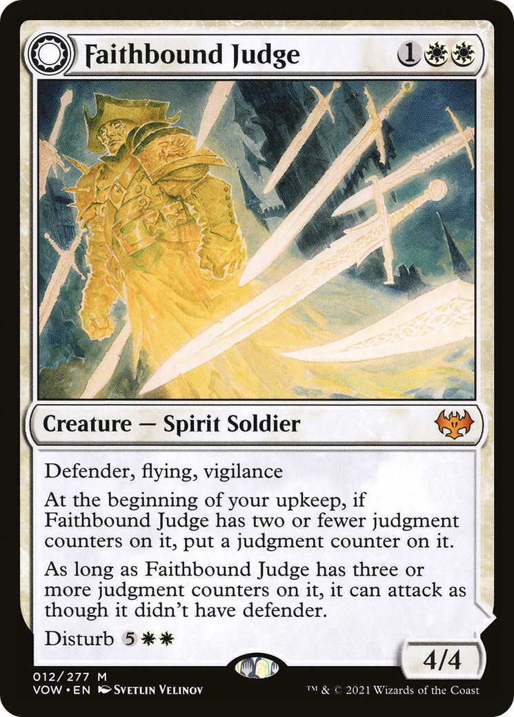 Faithbound Judge // Sinner's Judgment (VOW-012) - Innistrad: Crimson Vow: (Double Faced Transform) - Premium MTG Single from Wizards of the Coast - Just $0.19! Shop now at Game Crave Tournament Store