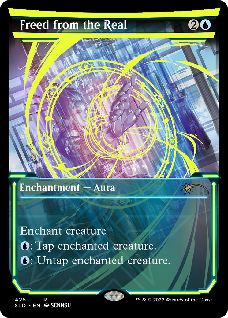 Freed from the Real (SLD-425) - Secret Lair Drop: (Showcase) Foil - Premium MTG Single from Wizards of the Coast - Just $6.69! Shop now at Game Crave Tournament Store
